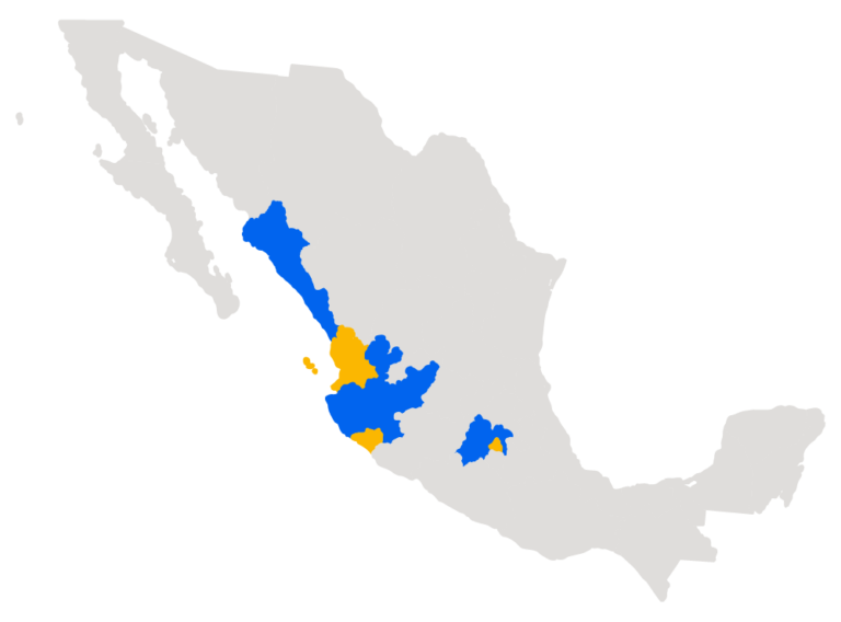 Mapa Cobertura del servicio